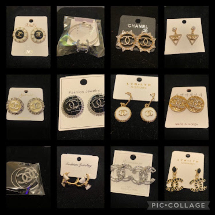 Fashion Jewelry Gold And Silver Earrings Set